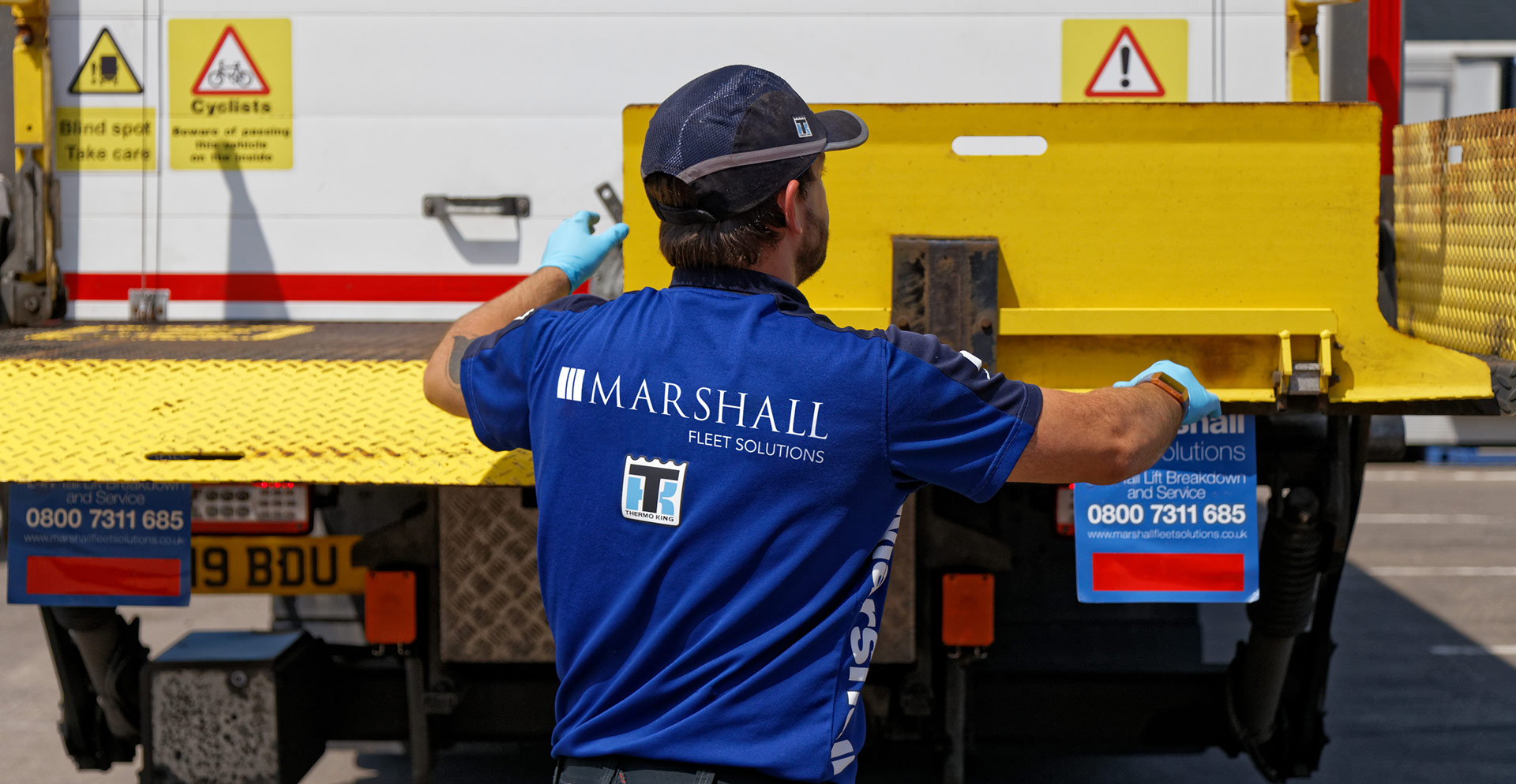 Tail lift, lifting deck and draw-bar coupling servicing and repair